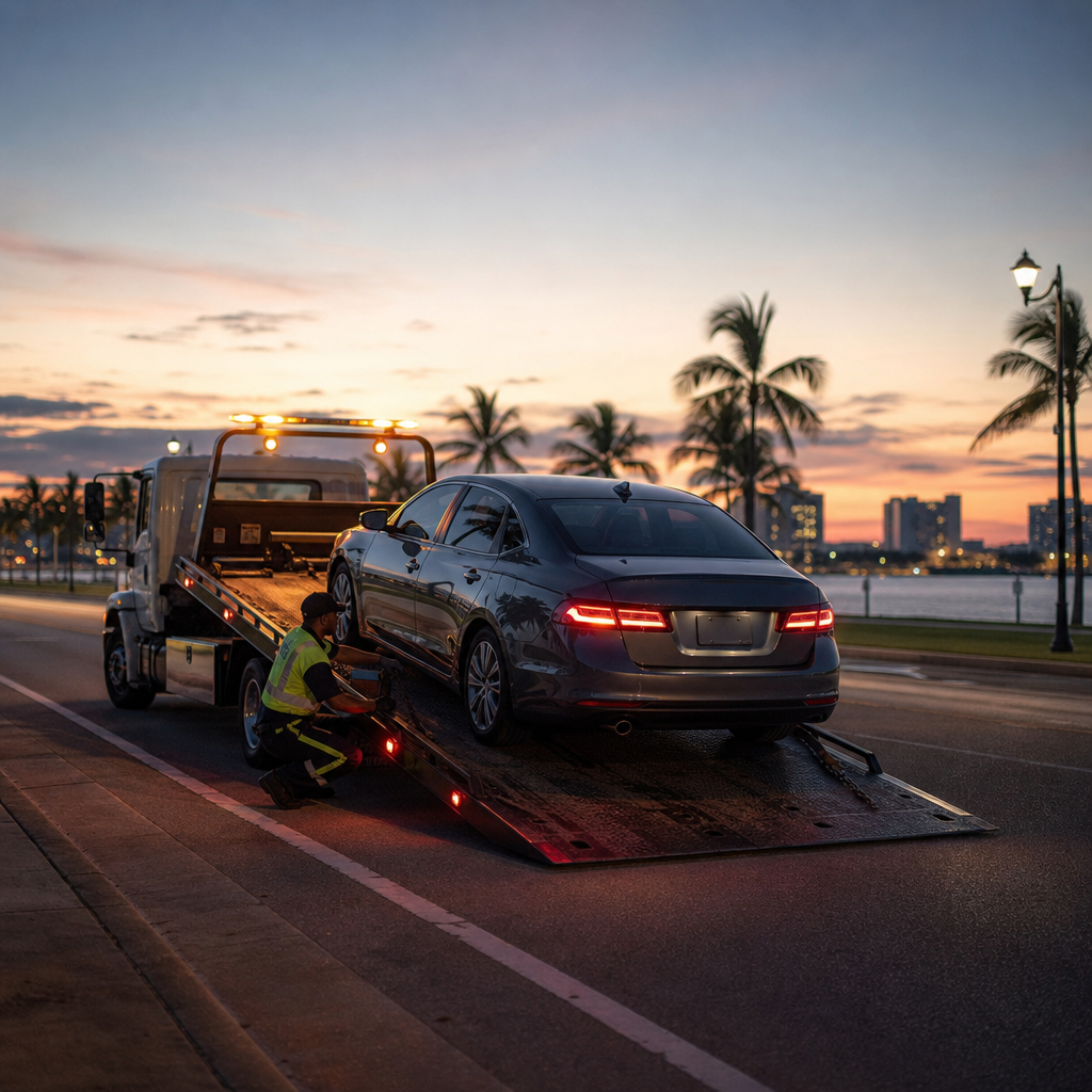 24-Hour Towing Palm Beach County — 24-hour towing image in West Palm Beach